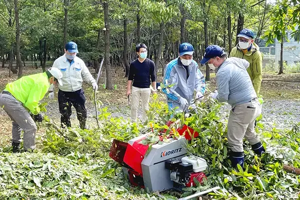 近隣地域の緑地整備活動